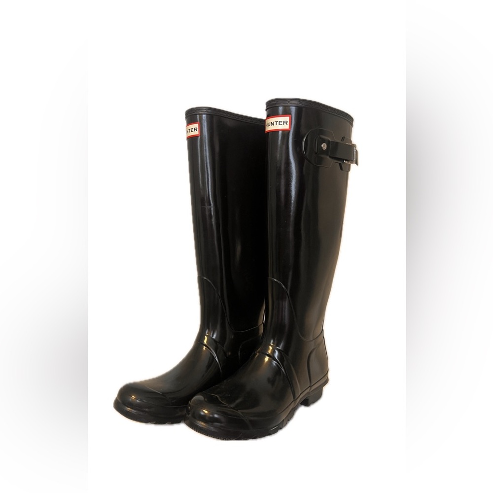 Tall Hunter Rain Boots! Excellent shape!